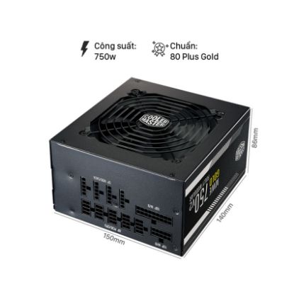 Ảnh của Nguồn máy tính Cooler Master MWE GOLD 750 - V2 750W 🖥⚡