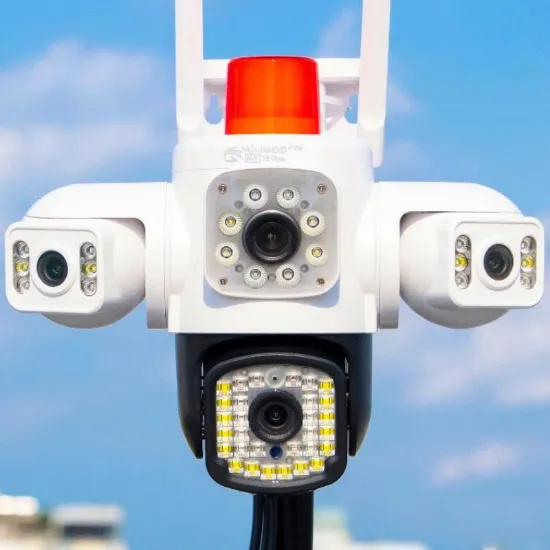 Ảnh của Camera Wifi Yoosee 4 Mắt 3 Khung Hình Phiên Bản Đặc Biệt 18MP Cả 3 Mắt Đều Xoay 360 Độ