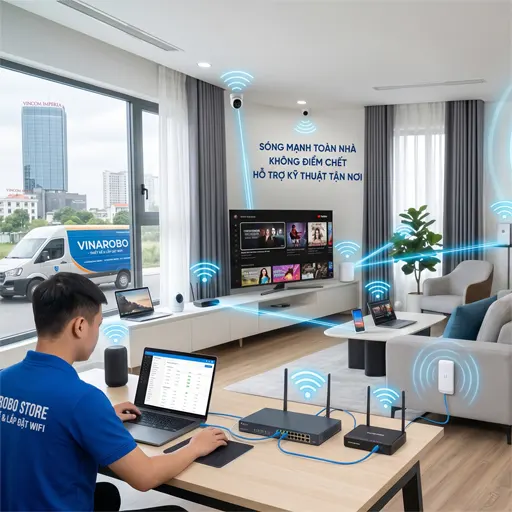 Dịch Vụ Thiết Kế & Lắp Đặt Hệ Thống Wifi
