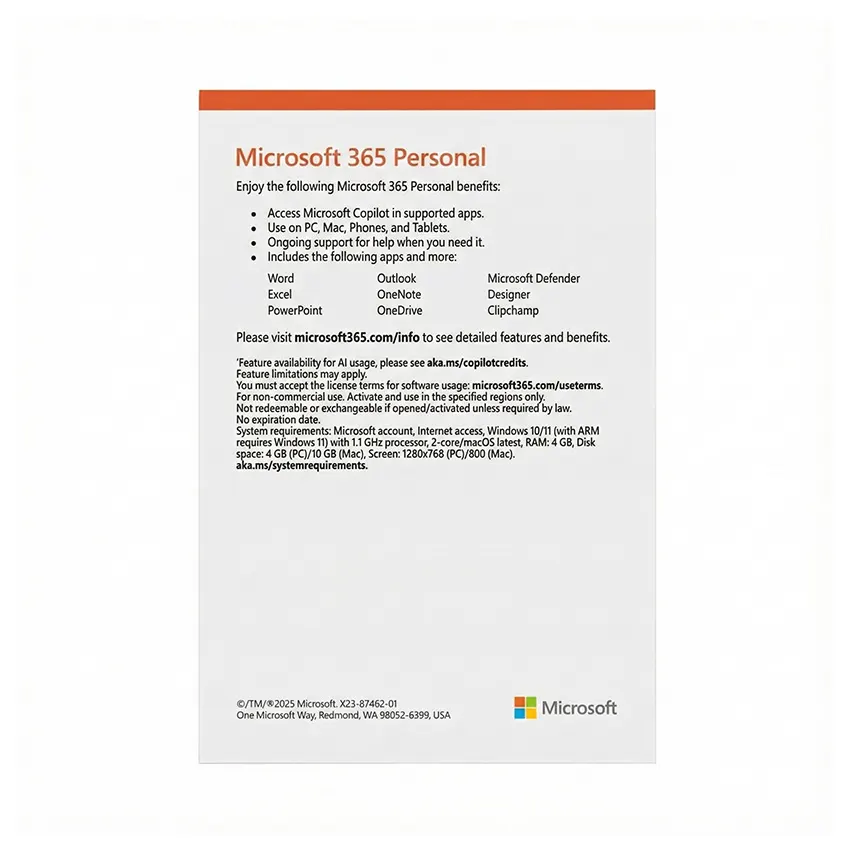 Phần mềm bản quyền Microsoft 365 Personal h2