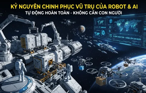 Kỷ nguyên chinh phục vũ trụ của Robot & AI